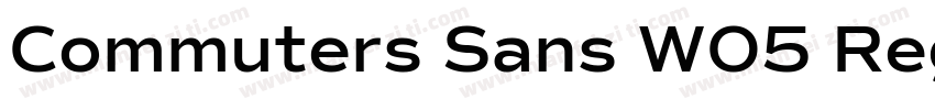 Commuters Sans W05 Regular字体转换